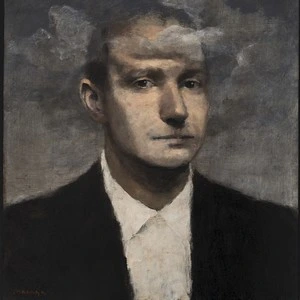 Miguel Macaya, Sans titre, huile sur bois, 60 x 50 cm