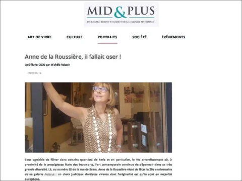 2020 Anne de la Roussière, il fallait oser ! Mid&Plus page
